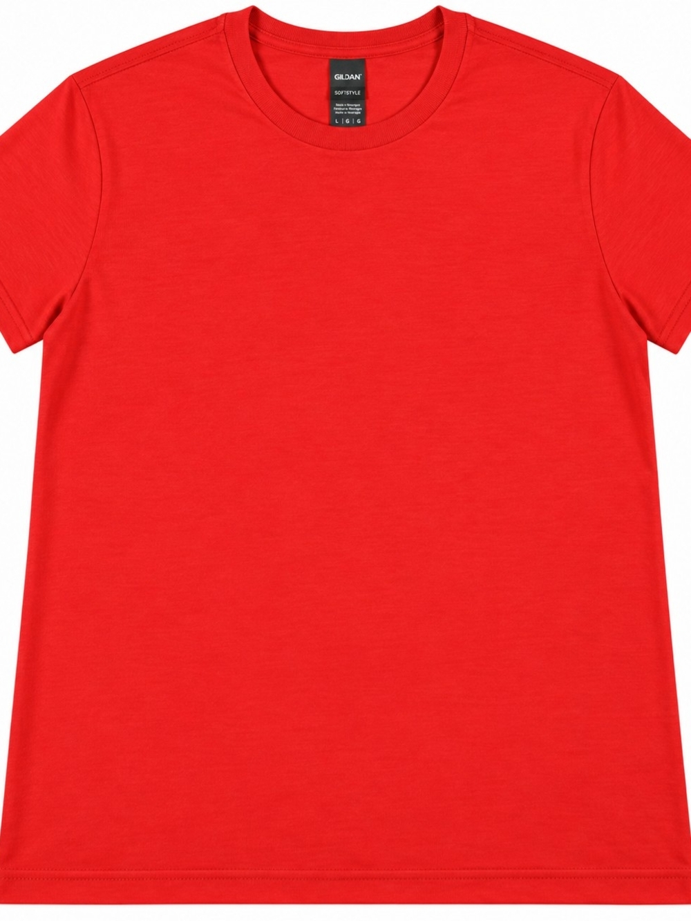 Gildan Bright Red Short Sleeve Kids Tee